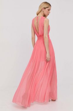 Patrizia Pepa sukienka maxi różowa